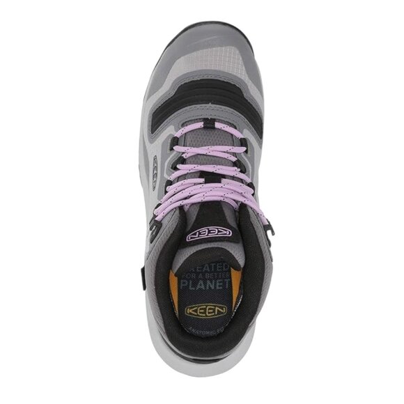 KEEN Women's Size 7 Tempo Flex Waterproof Hiking Boots, Lavender, Like New - Picture 3 of 10